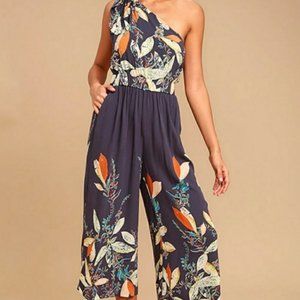 Free People One Shoulder Jumpsuit XS